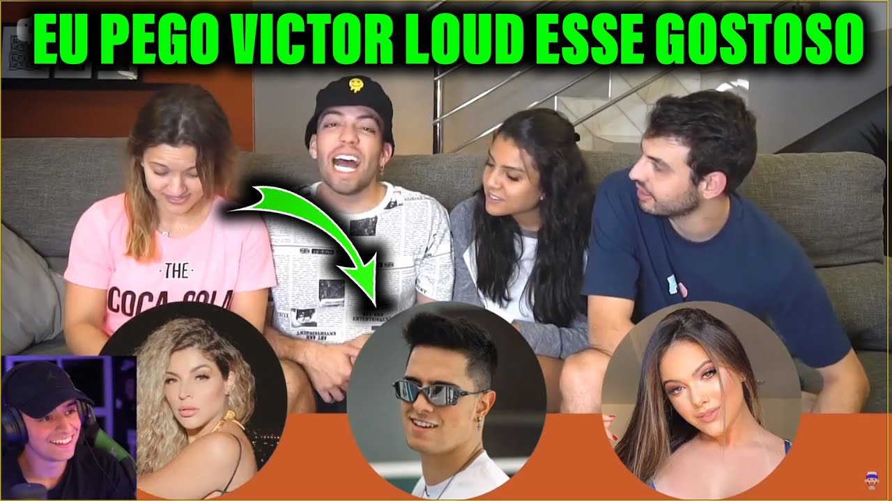 LOUD CORINGA REAGINDO PEGO, PENSO ou PASSO Lucas Rangel! EU PEGO ESSE GOSTOSO !