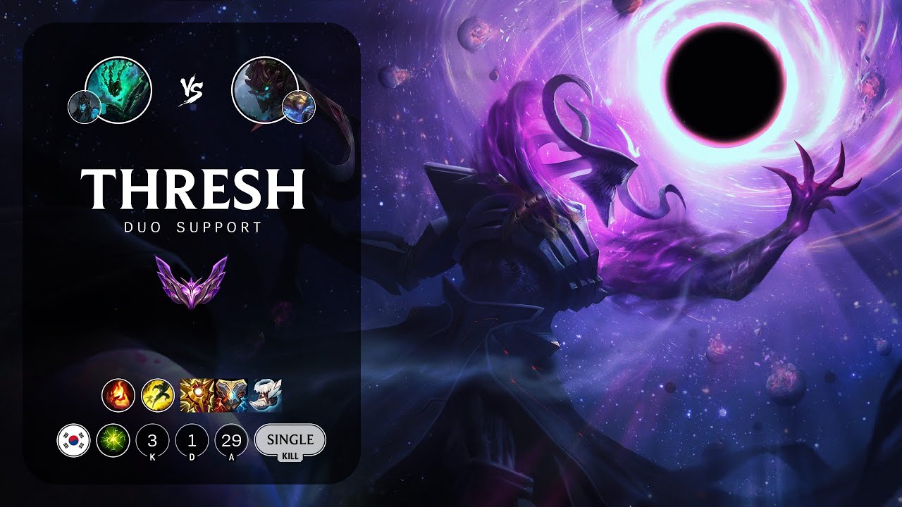 Thresh Support vs Maokai - KR Master Patch 14.2