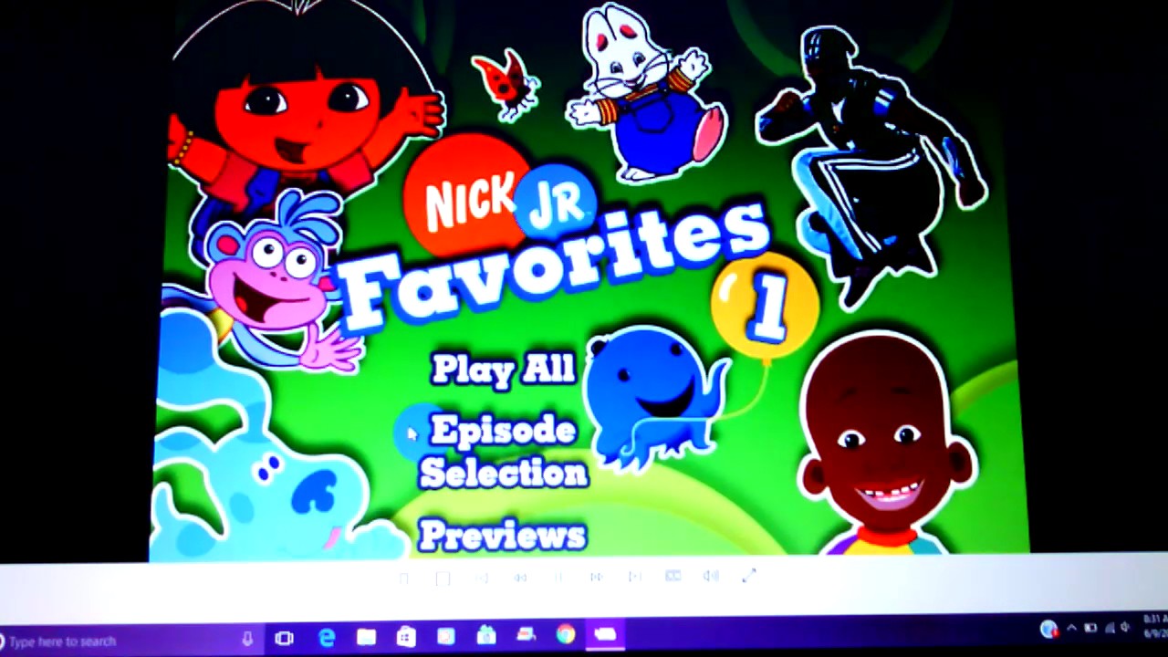 NICK JR. Favorites 1 Menu Walkthrough
