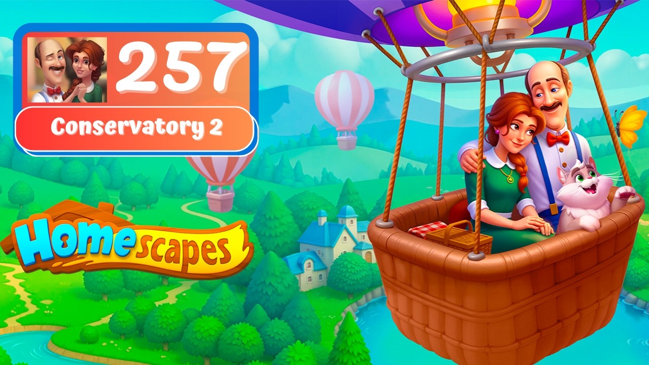 Homescapes - Day 257 - Conservatory 2 - Gameplay Story