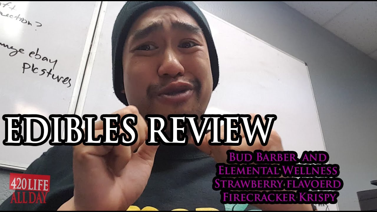 Bud Barber and Elemental Wellness Strawberry Flavored Firecracker Krispy | 420 Life TV