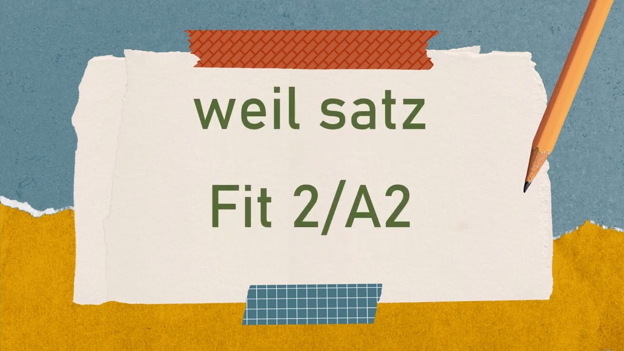 weil statement | weil satz |Konjunktion weil  #weil