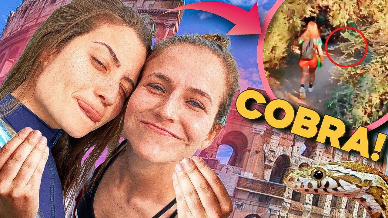 ALÊ ASSUSTA LUANA COM COBRA NA ITÁLIA | Bastidores das Férias #1