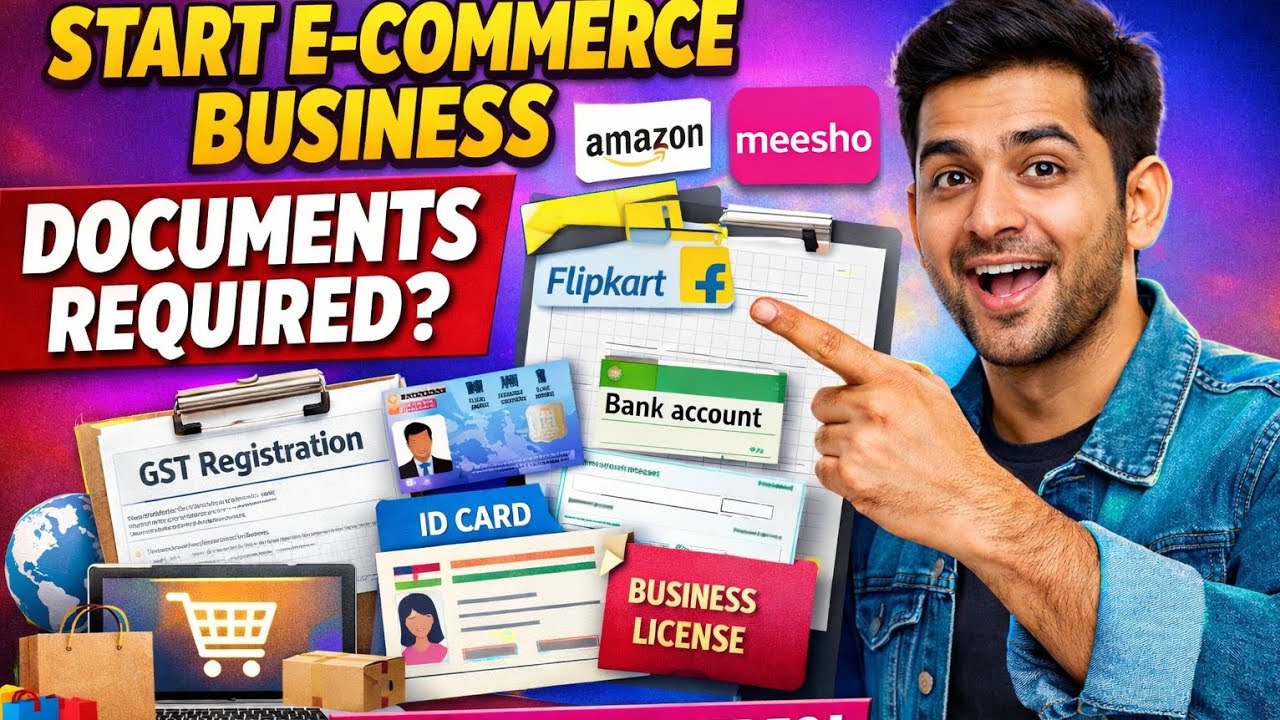 Documents to become seller in e commerce business / meesho amazon flipkart 