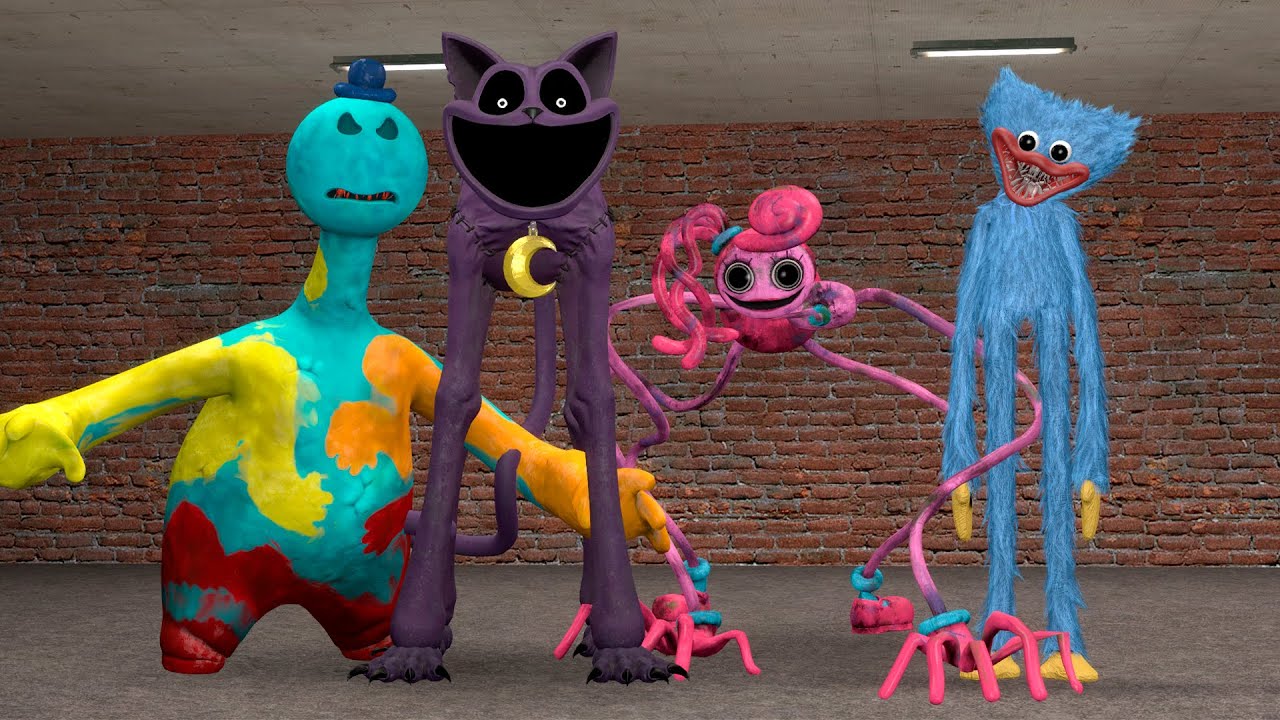 I Found All BOSSES From ALL Characters POPPY PLAYTIME (from Poppy Playtime 1, 2, 3, 4) | Garry's Mod