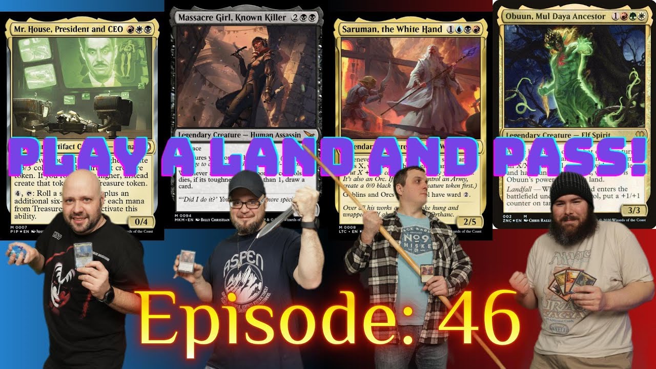 Commander Showdown EP46: Mr. House vs Massacre Girl vs Saruman vs Obuun [EDH gameplay] #mtg