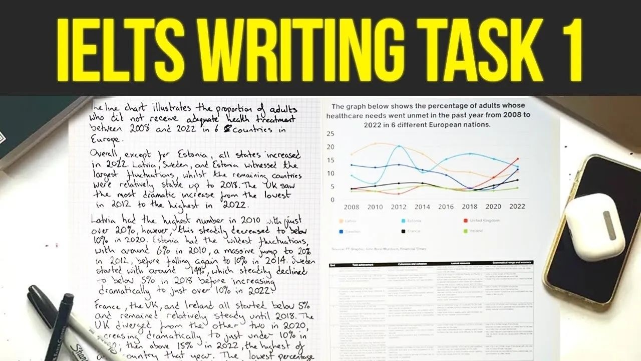 IELTS Writing Task 1- Convert Band 6 to Band 8