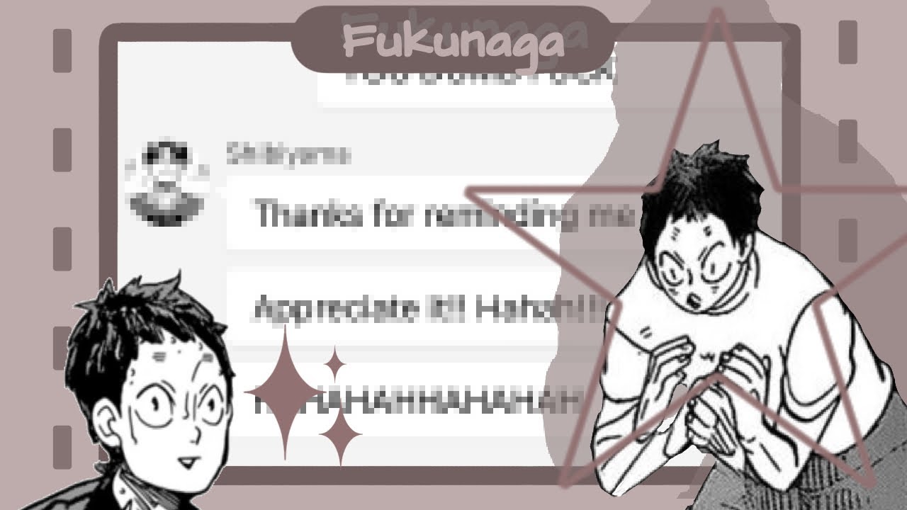 Sharpener || Haikyuu Texts || Fukunaga Angst