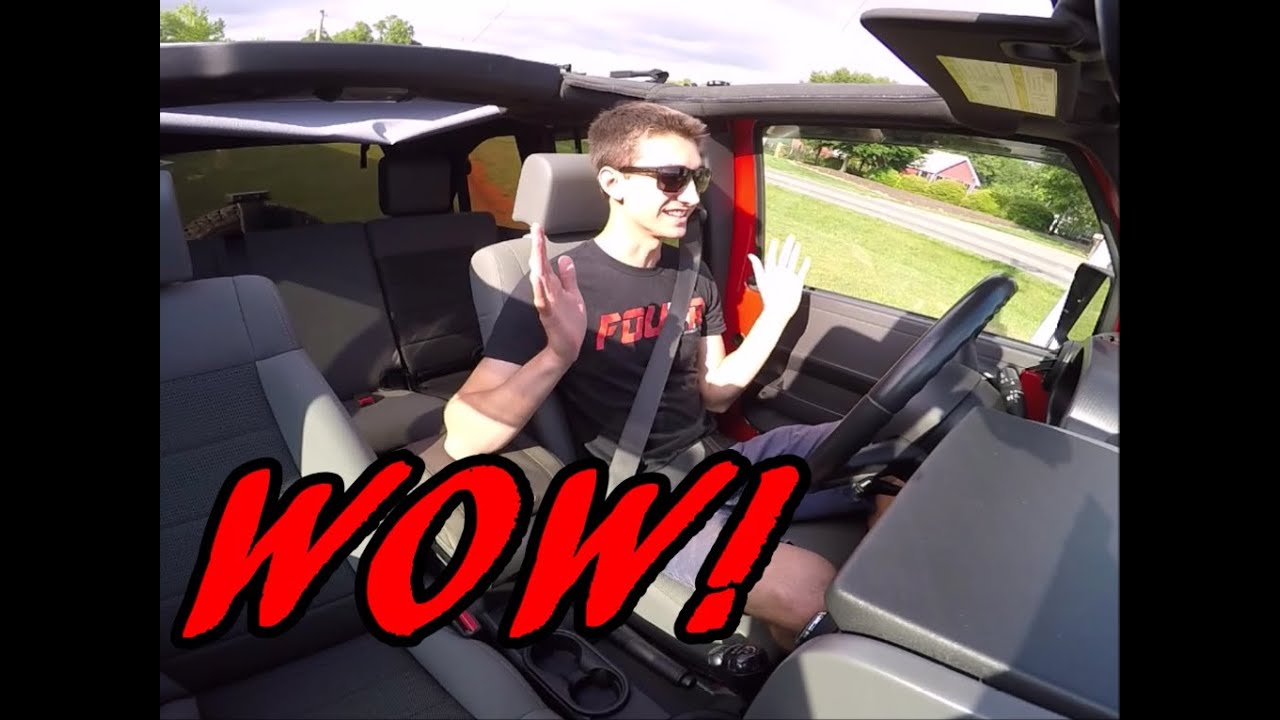 I LOVE Driving The Manual Transmission Jeep Wrangler!