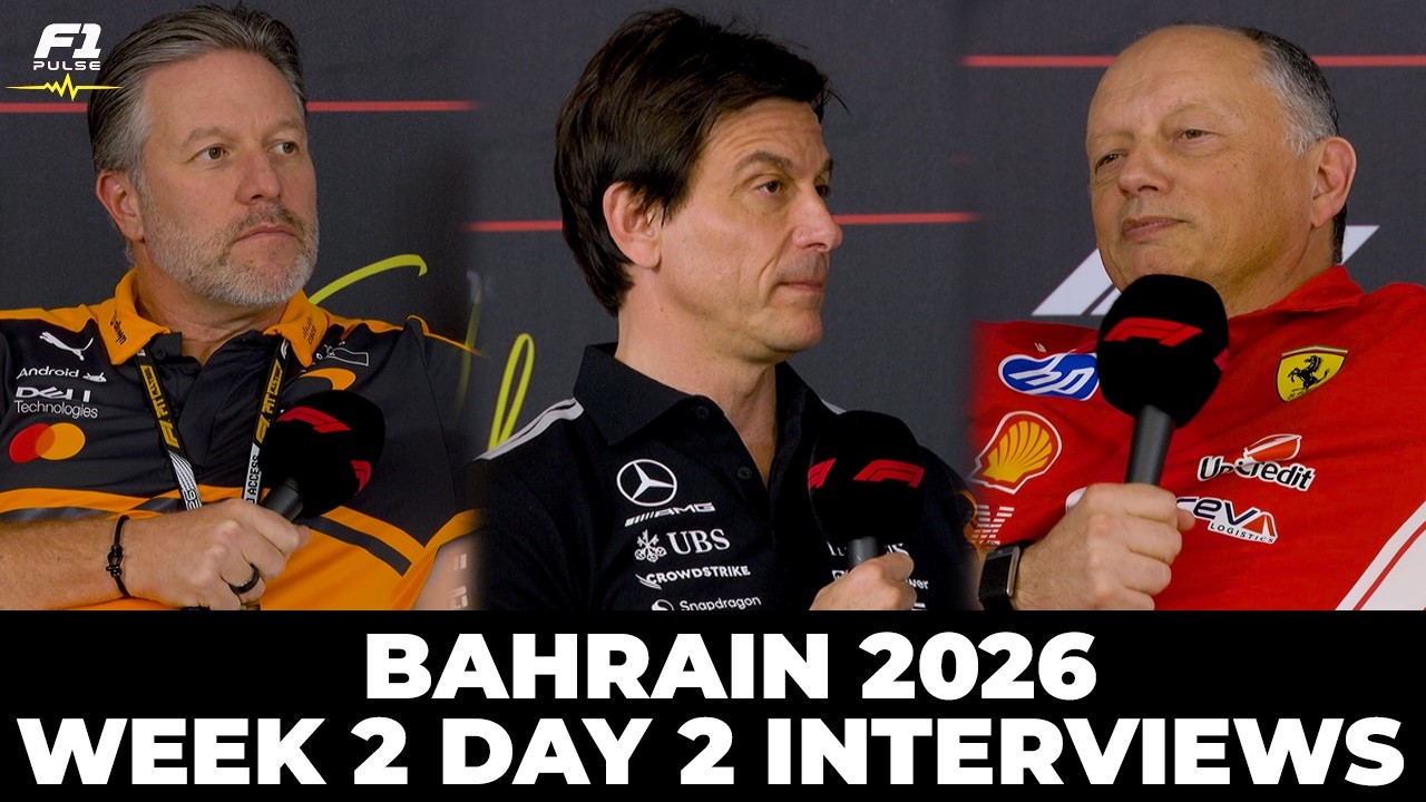 Team Principals Interviews Bahrain Testing Week 2 | DAY 2 | F1 2026