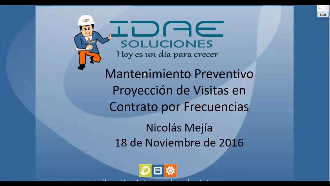 MÓDULO DE SERVICIO Mantenimiento preventivo por frecuencias