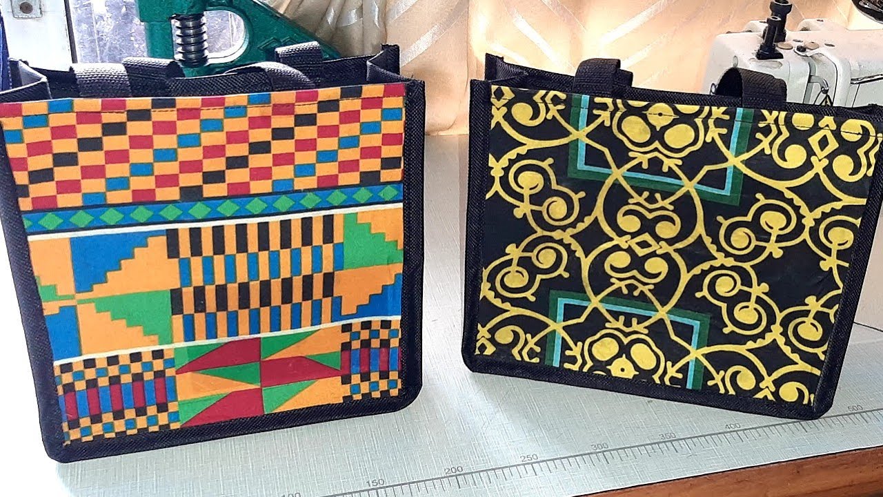 (A must watch) How to sew a souvenir bag using ankara as a design../EbenzerBags