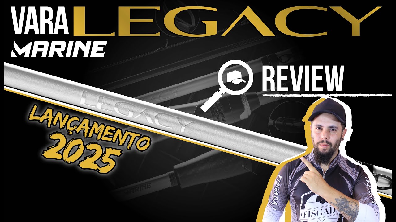VARA LEGACY DA MARINE - A MELHOR VARA DE PESCA CHEGOU! (REVIEW)