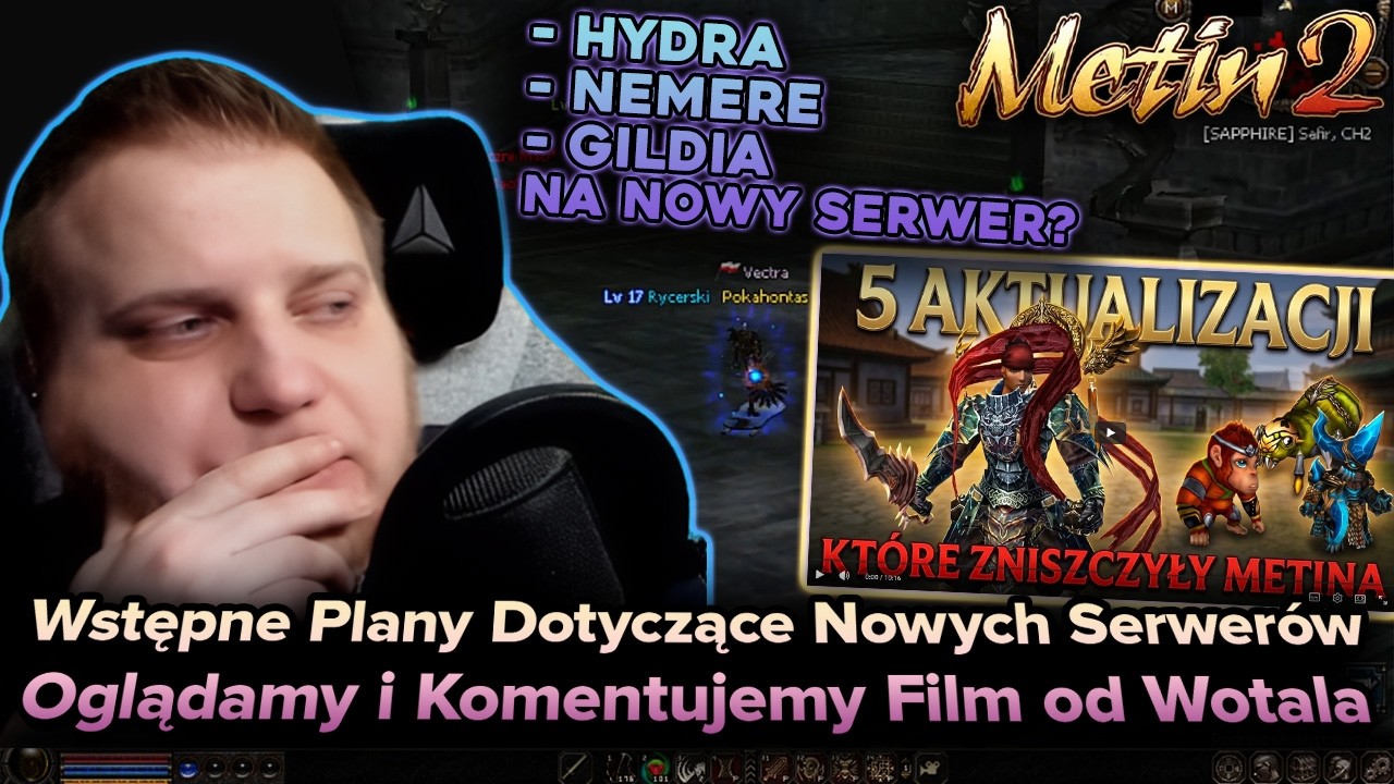 Sabal - Metin2 - O wstępnych planach na nowy serwer oraz oglądamy najnowszy film od Wotal