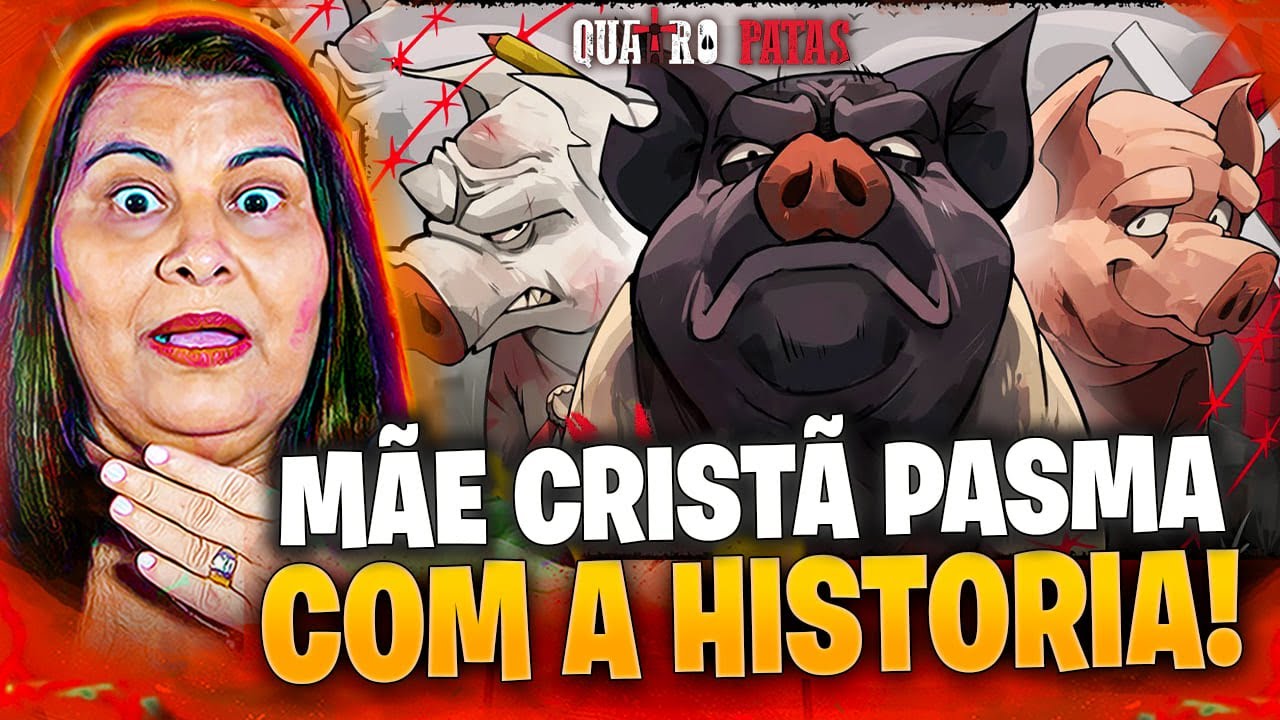 O PORCO É O CHEFE? 😱 Quatro Patas - Revolução dos Bichos (George Orwell)