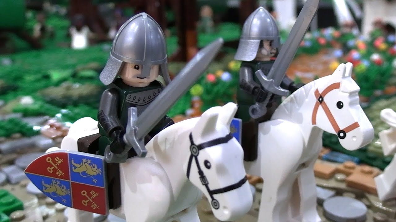 Деревня LEGO Castle, построенная 20 людьми! ZA LUG в Южной Африке