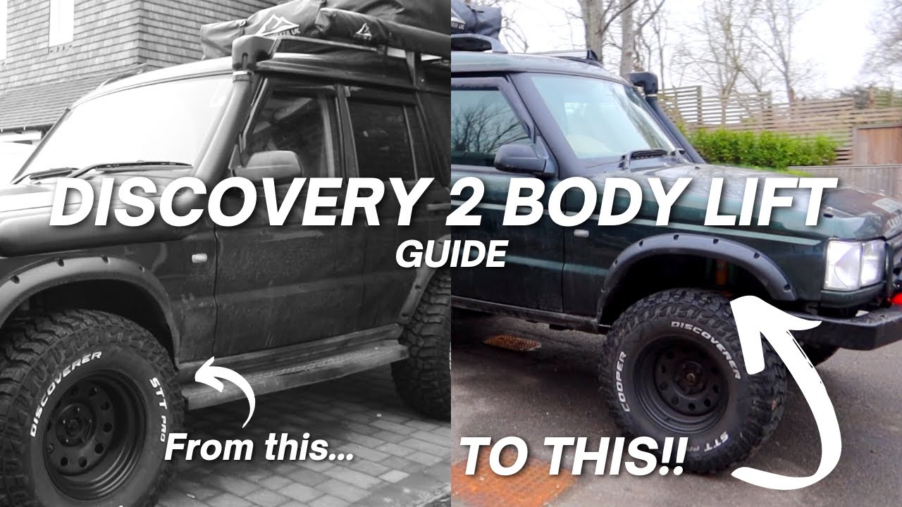 Лучшее руководство по лифту кузова Discovery 2!! (Сделал сам на своей подъездной дорожке!!)
