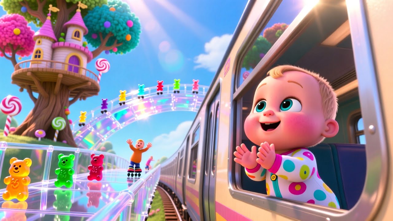 Train Ride to Jelly City | Nursery Rhyme Song for Kids