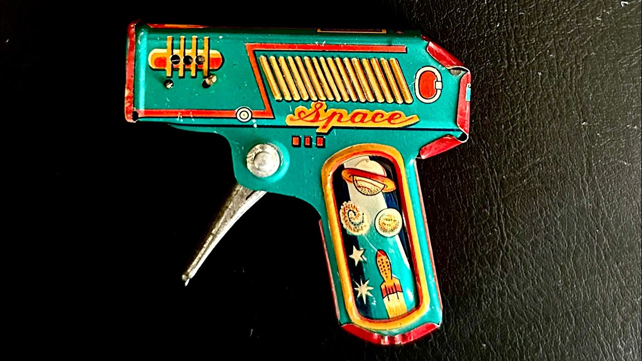 Rare Marusan mini Space Gun with a surprise rare KO  Space Gun! #raygun #tintoy #japan