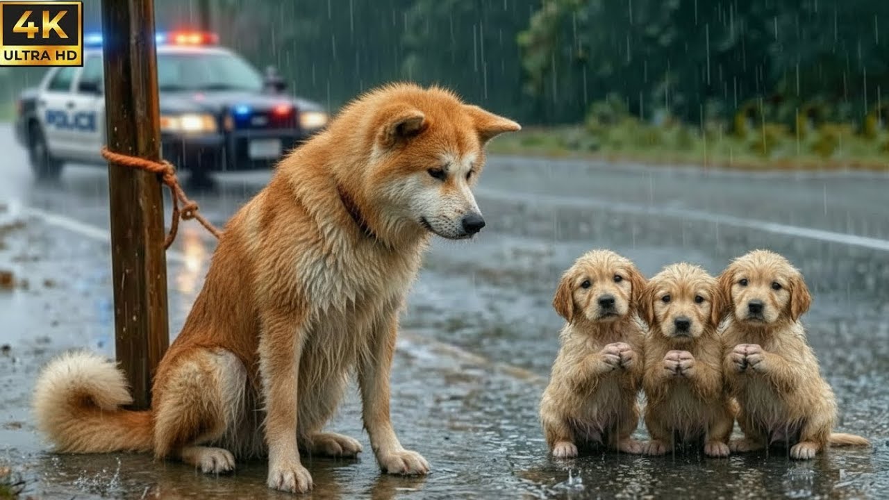kind hearted man rescues an abandoned mother dog and her puppies a story that will touch your heart