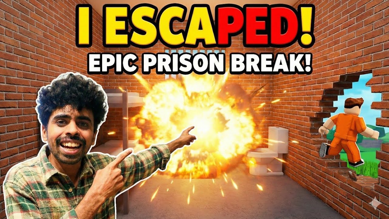 ESCAPE or FAIL?! (Roblox Prison Game Ep 1) #roblox 