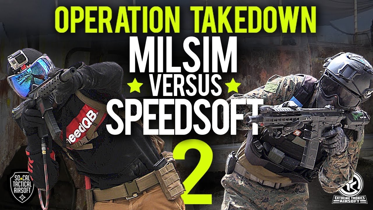 MILSIM VS SPEEDSOFT 2 | Operation Takedown 2018 | Hollywood Sports Park