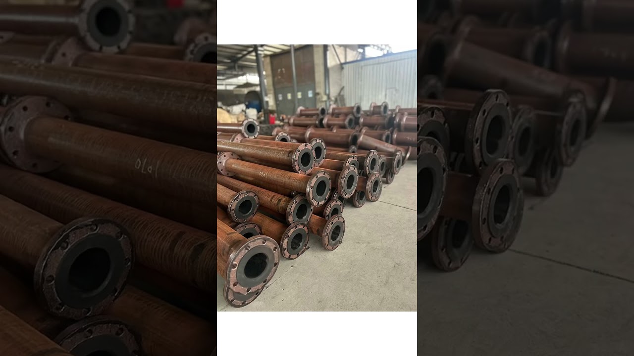 rubber lined pipe