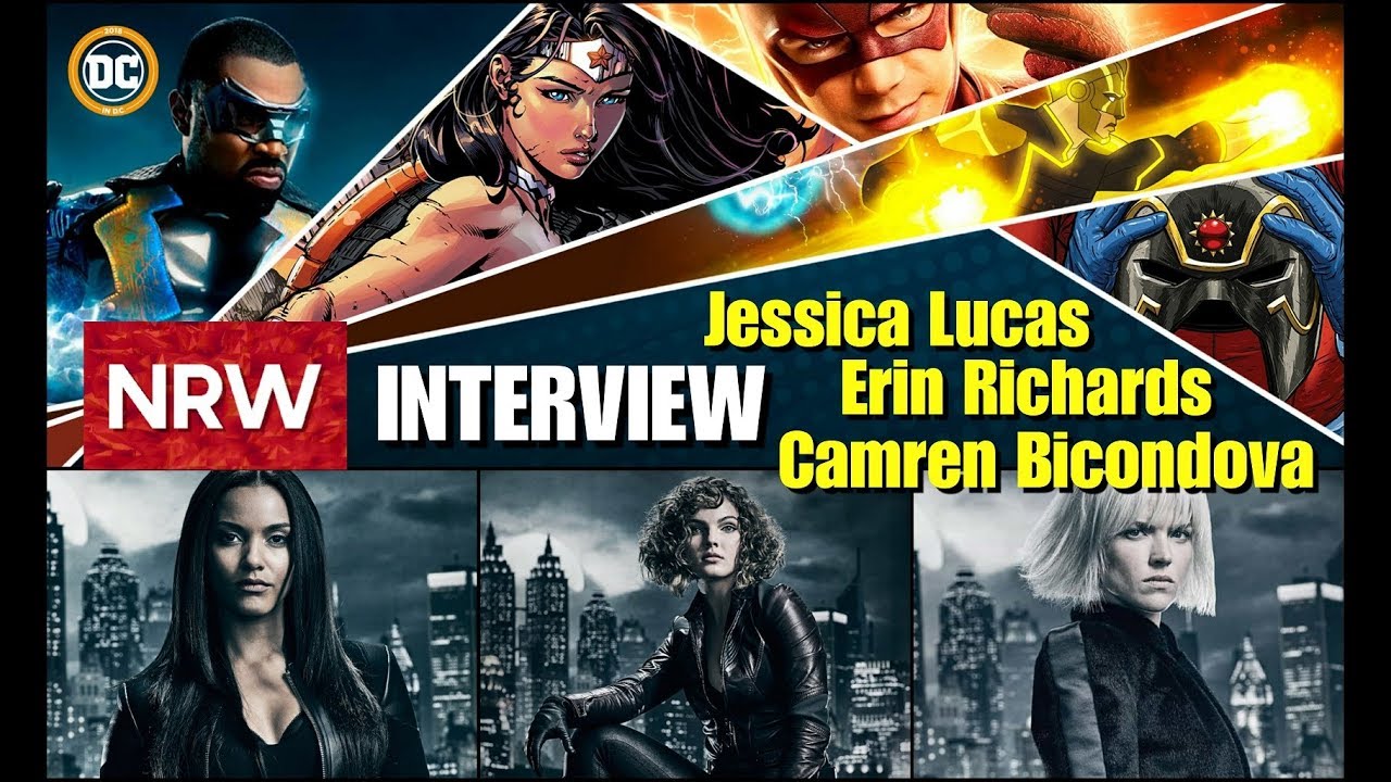 Gotham's Camren Bicondova, Erin Richards and Jessica Lucas! Interview @ #DCinDC2018! #NRW