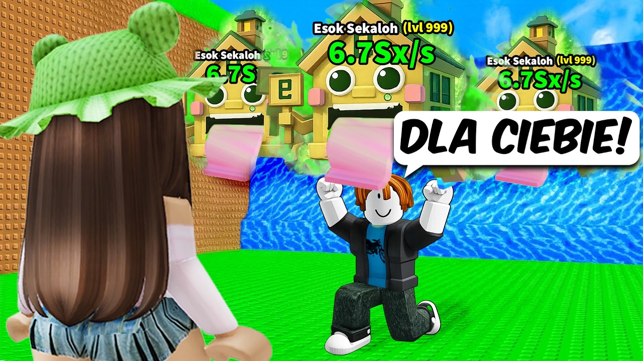 NAJBOGATSZY WIDZ dał mi NAJLEPSZE BRAINROTY w Escape Tsunami for Brainrots!