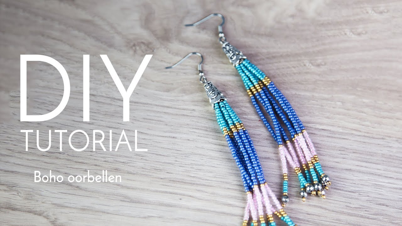 Sieraden maken met Kralenwinkel Online - Boho oorbellen