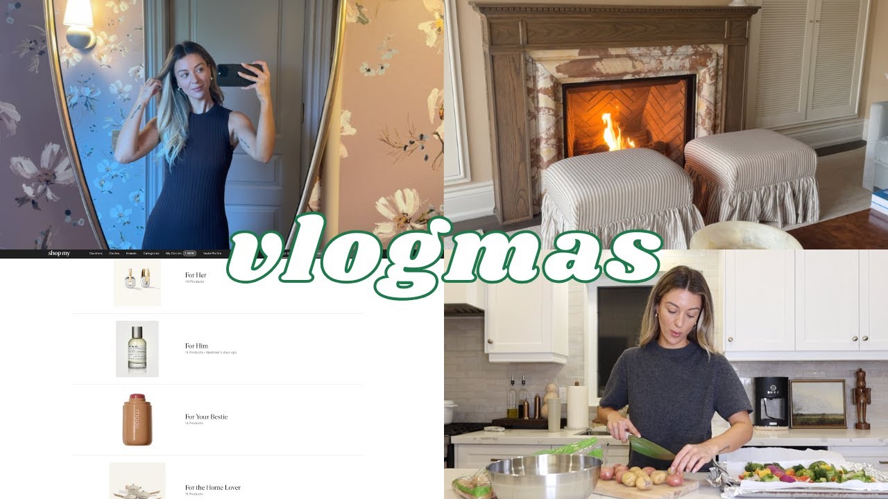 VLOGMAS 1: РОЗЫГРЫШ!!! Гиды подарков, Проведите день со мной, Простой рецепт ужина