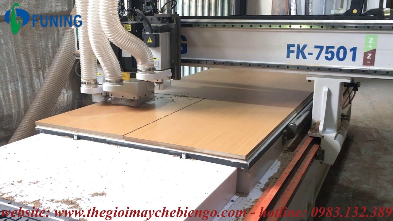 Máy CNC khoan cắt 2 bàn FUNING