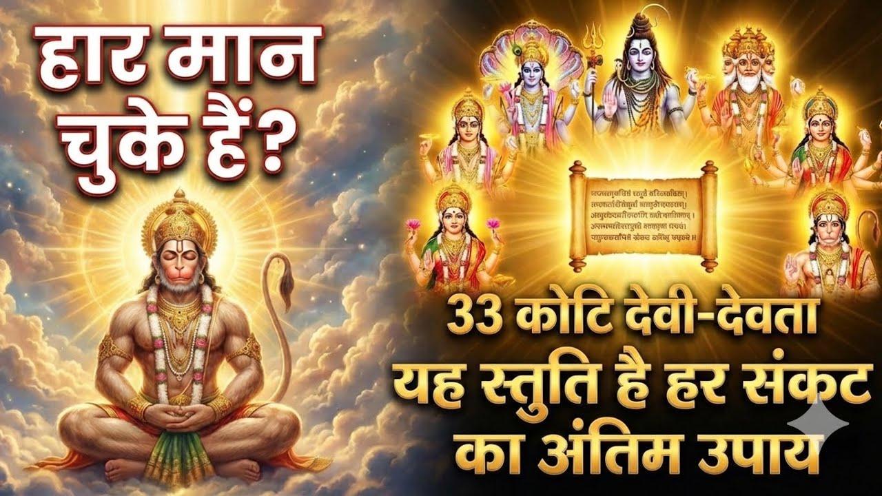 हार मान चुके हैं? यह स्तुति है हर संकट का अंतिम उपाय | 33 Koti Devi Devta Song |  All Gods Stuti