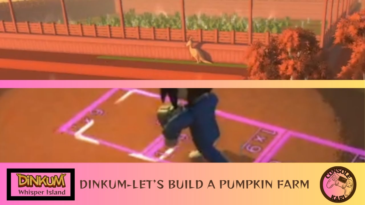 Let's Build a Pumpkin farm! | Dinkum