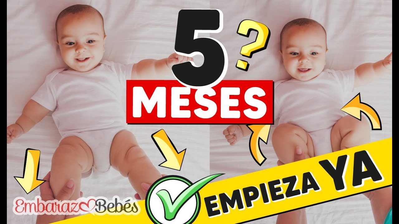 🔔👶🏼 EJERCICIOS para ESTIMULAR BEB&Eacute;S de 5 a 6 MESES (Estimulaci&oacute;n temprana)