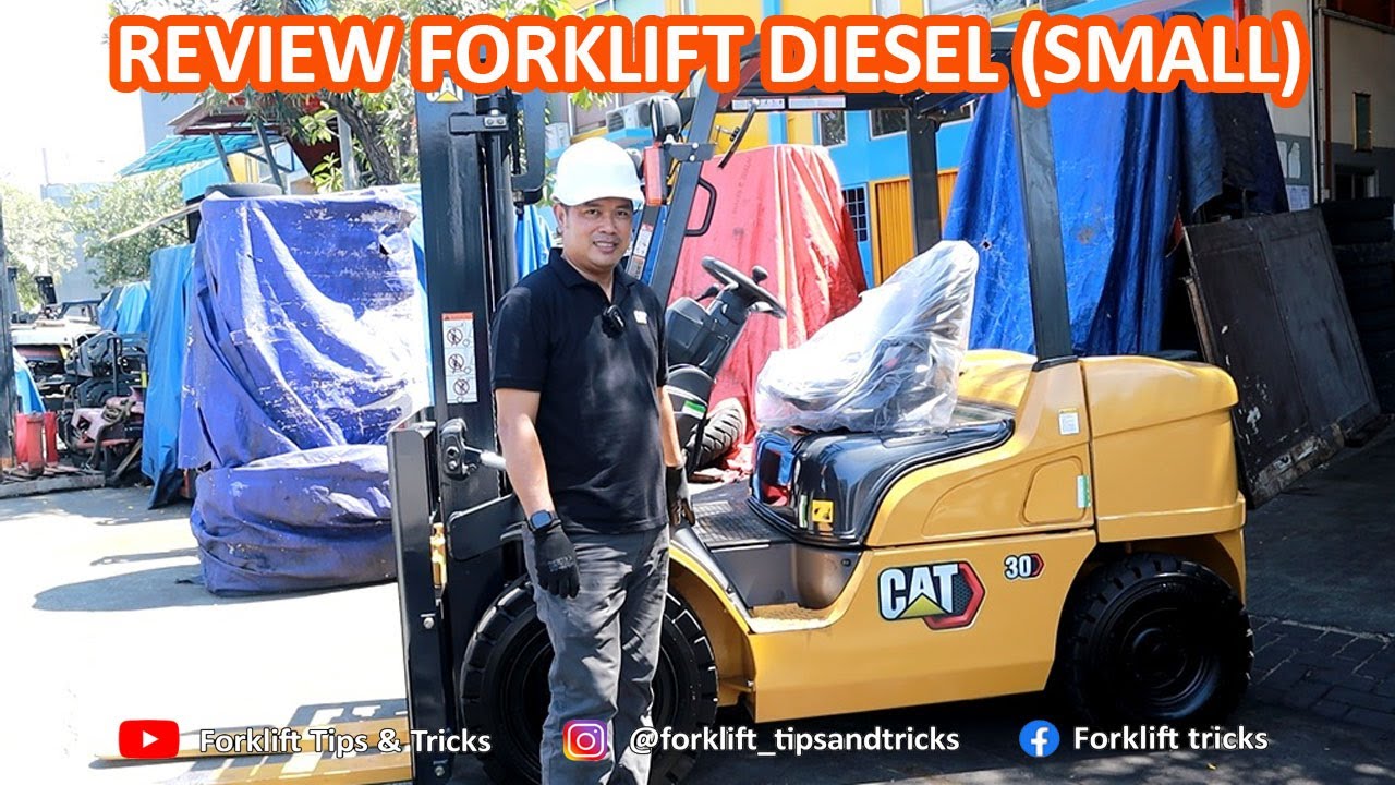 Forklift Diesel (Small) !!! Pengenalan dan Cara Kerja Forklift Diesel 3 Ton.