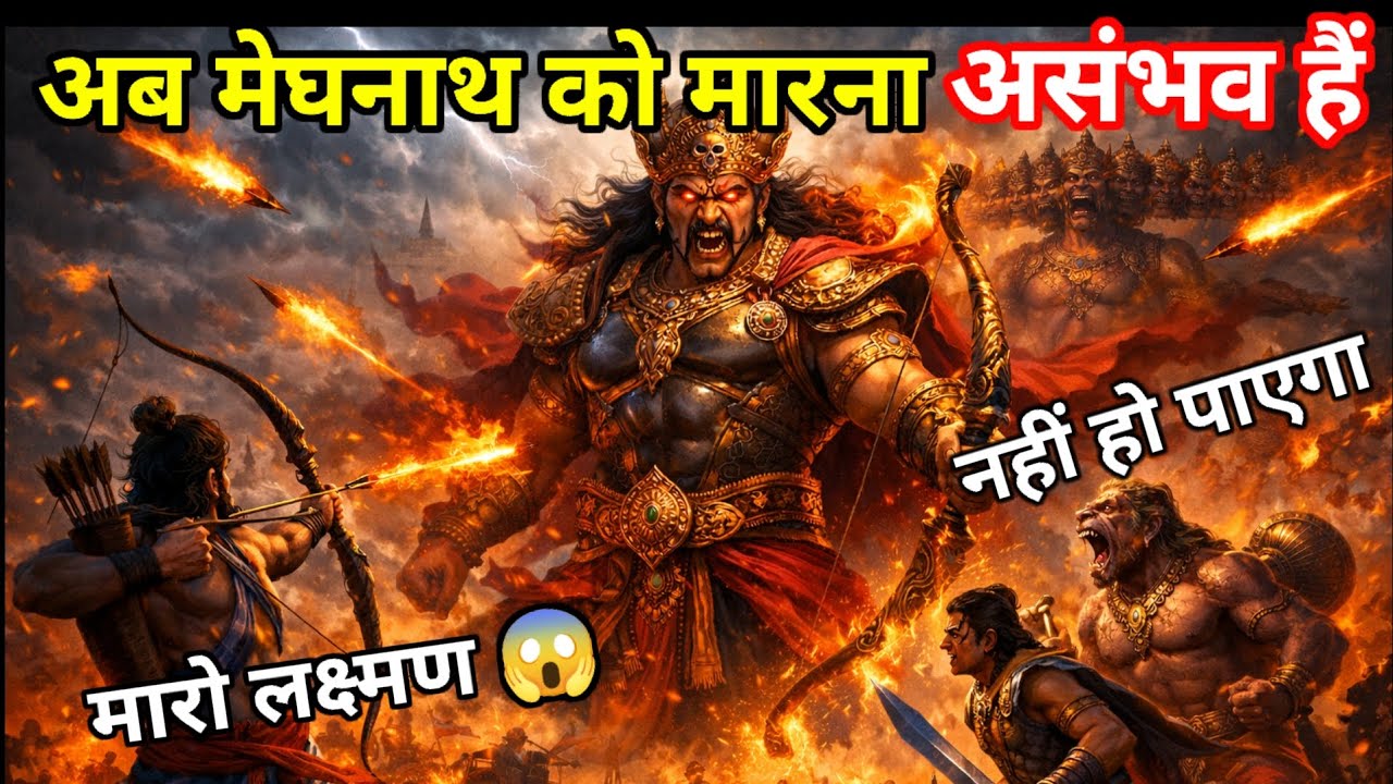 अब मेघनाथ को मारना असंभव हो जाएगा 😱 #ramayan #ravan #ram #trending 