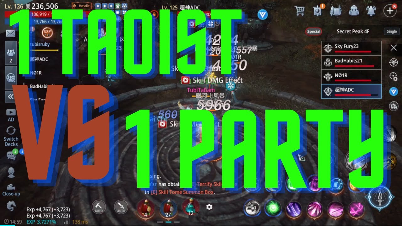 THE DIFFERENCE BETWEEN ME AND MY ALT WHEN OPENING DIVINE DRAGON BLESSING - MIR4 TAOIST PVP