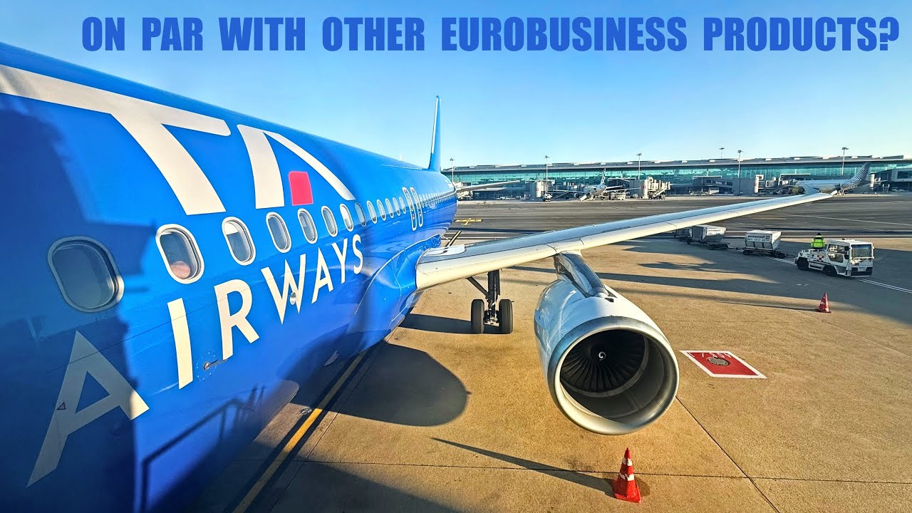 4K | TRIP REPORT | ITA Airways [Business Class] Airbus A320-200 | FCO-BRU | AZ160