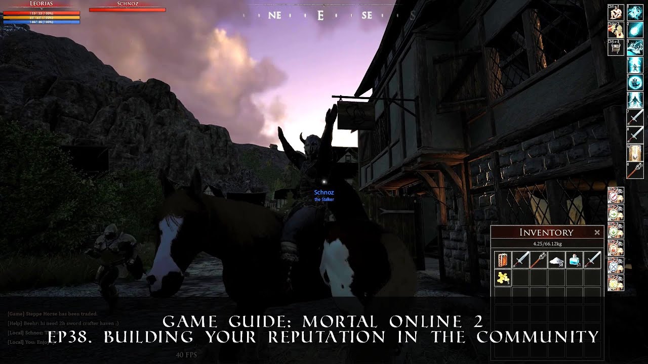 Ep38. Building Your Reputation in the Community | Game Guide | Mortal Online 2