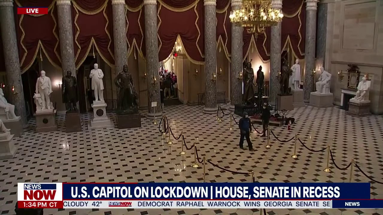 U.S. CAPITOL LOCKDOWN: Pro-Trump Protesters Make Way Inside Building | NewsNOW from FOX