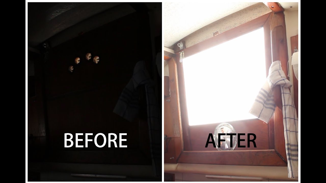 DIY Sailboat Companionway door with plexiglass