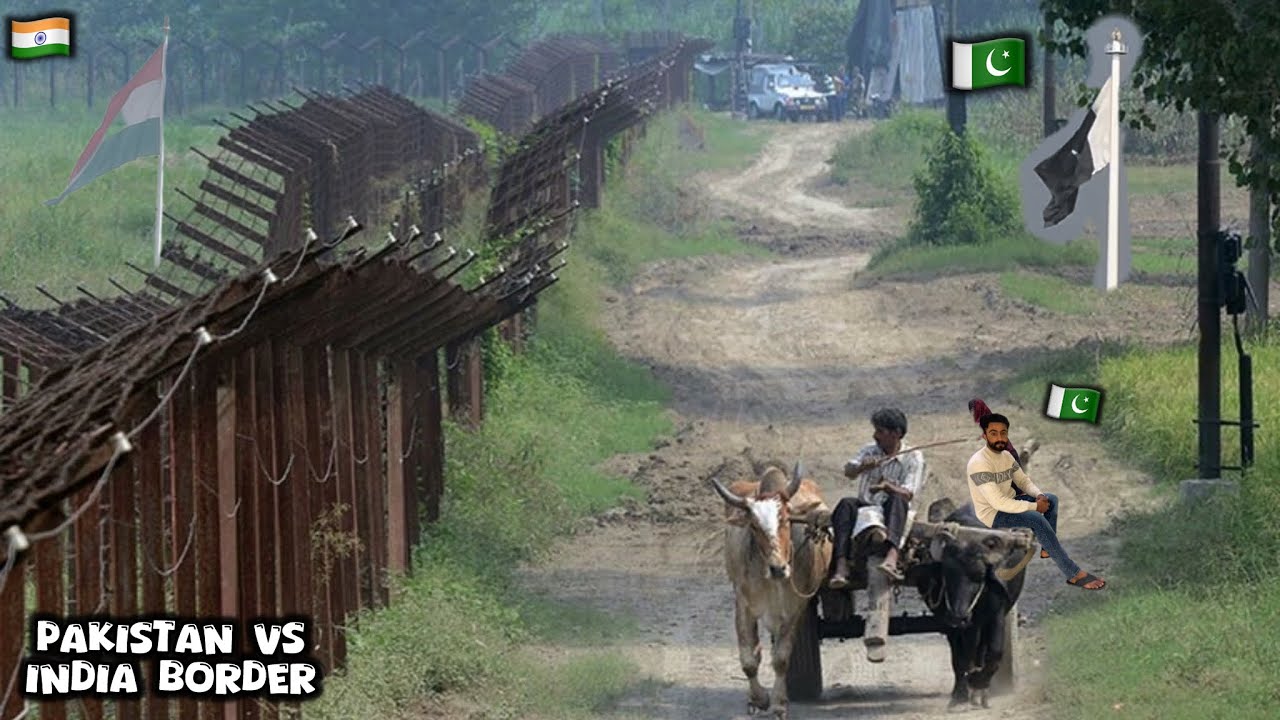 India Pakistan Border So Close 😲Last Point Of Pakistan Border😮 PakistanIndiaBorder KartarporCorridor