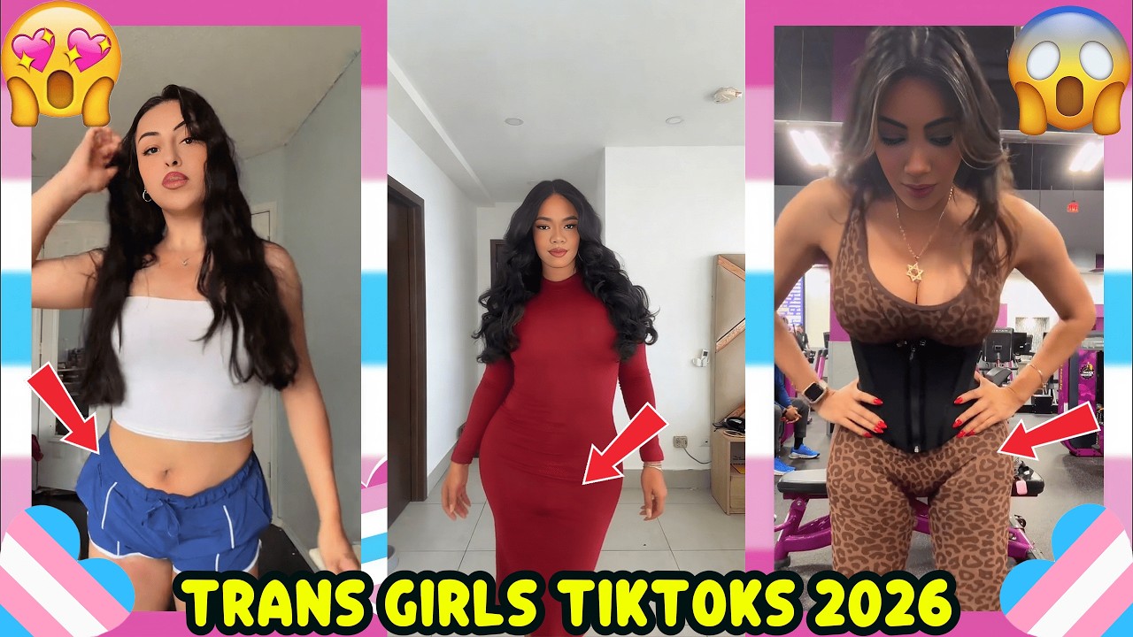 🔥Вирусная подборка транс-видео из TikTok | Тренды трансгендерных женщин 2026 😍