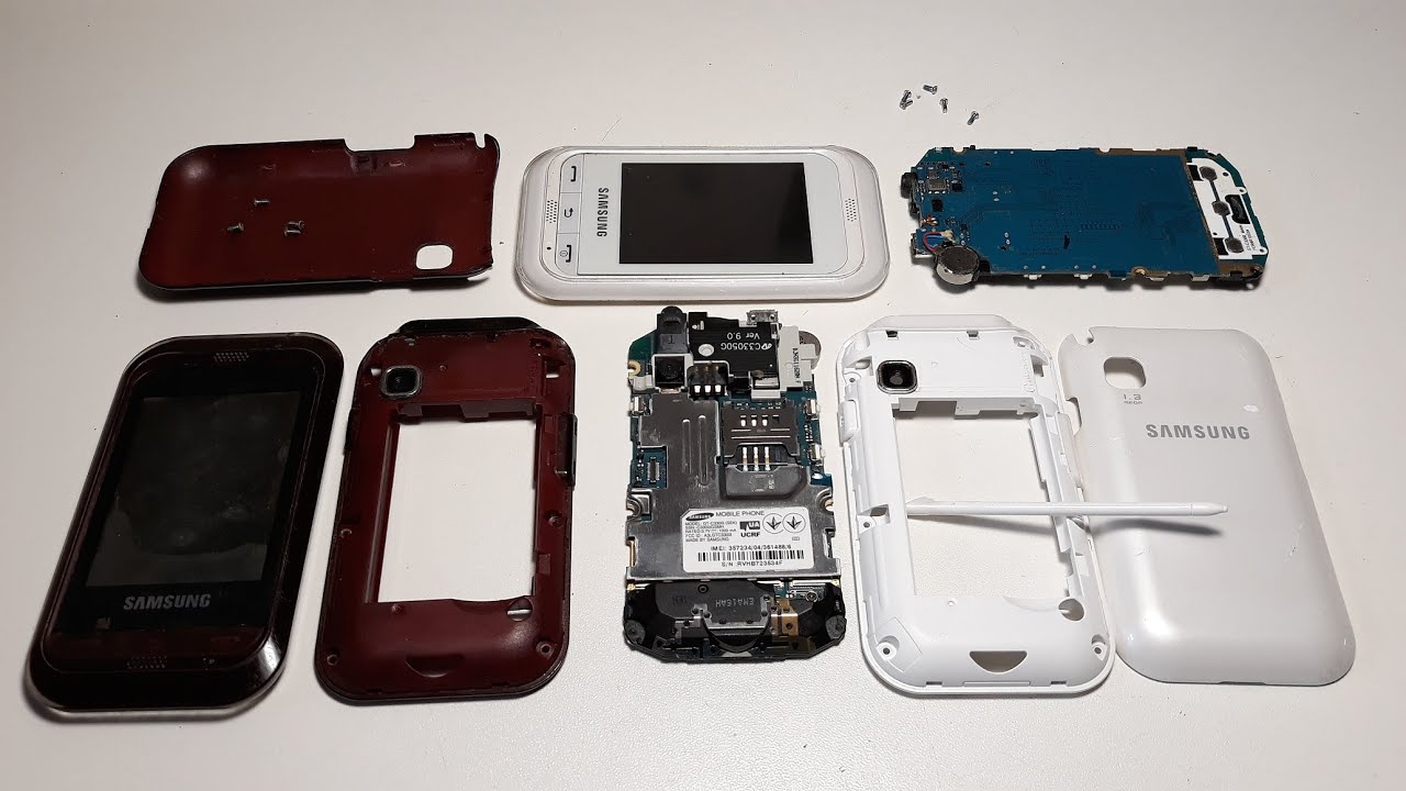 Restoration old Samsung C3300 Champ | Rebuild broken phone | Restore old smart device. Old Samsung