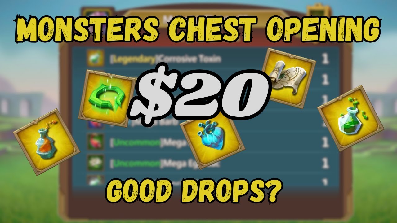 $20 Monster Chests Opening : What You Can Get? 🤔 | Lords Mobile #lordsmobile