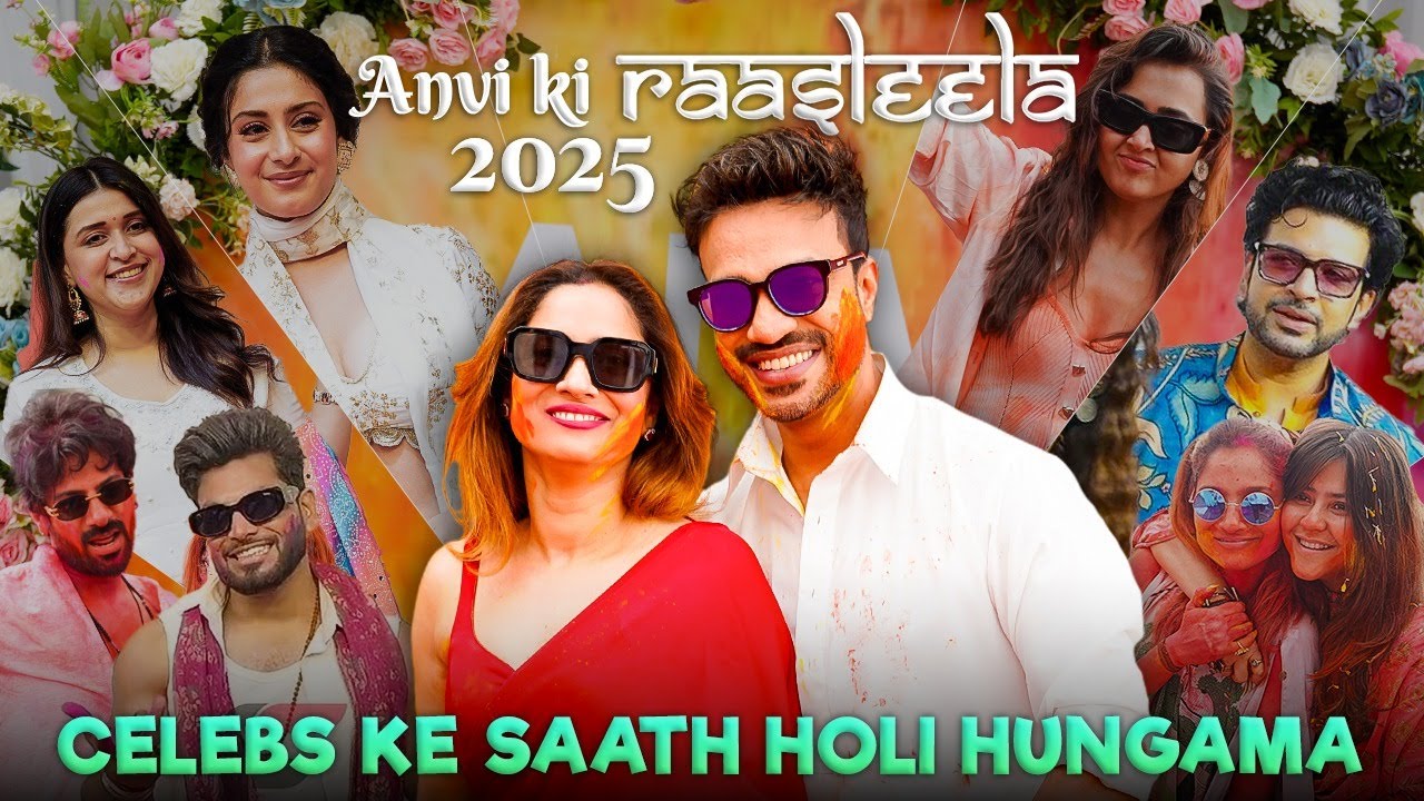 Karan, Mannara, Shiv & Krushna Ki Holi Masti | Anvi Ki Raasleela 2025! @Ankita.LokhandeJain