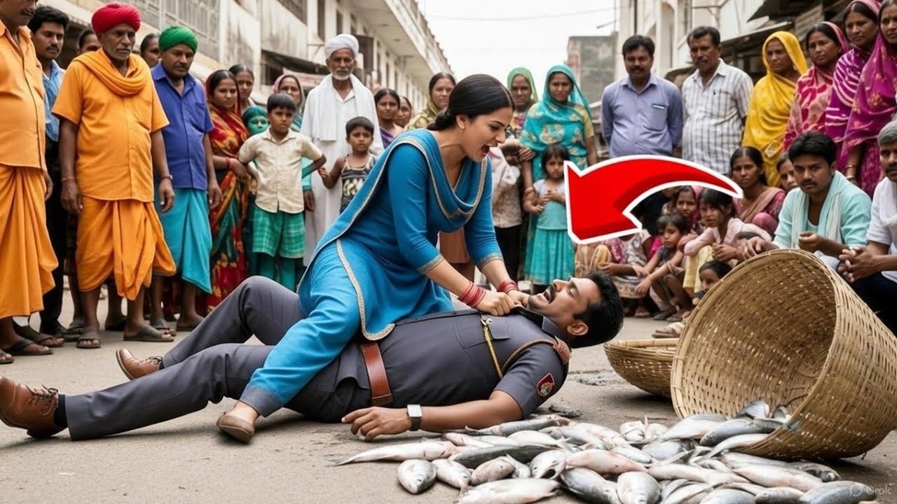 Jab Inspector Ne machhali wali par Hath uthaya. tab machhali wali Ne  Inspector Ke sath Jo Kiya