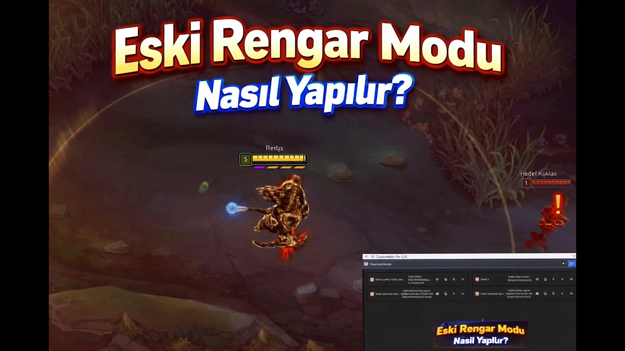 Eski Rengar Modu Nasıl Yapılır? How to download Old Rengar mod? (Season 6 Rengar)