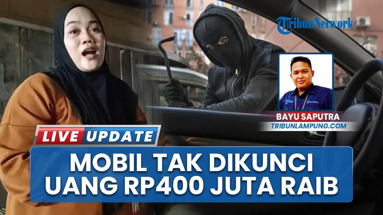 Mobil Tak Dikunci, Uang Rp 400 Juta Milik Pembeli Ikan Hias di Bandar Lampung Raib Dicuri